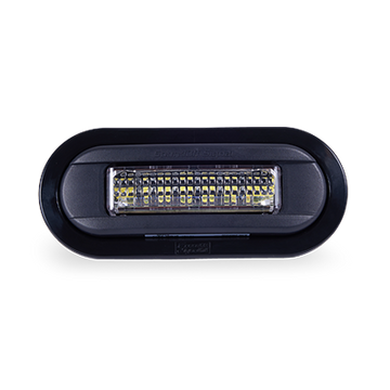 SoundOff Signal nFORCE® 6” Oval Recess Mount Grommet & Housing (Black)