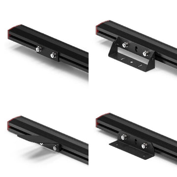 Emergency vehicle bracket for headliner installation