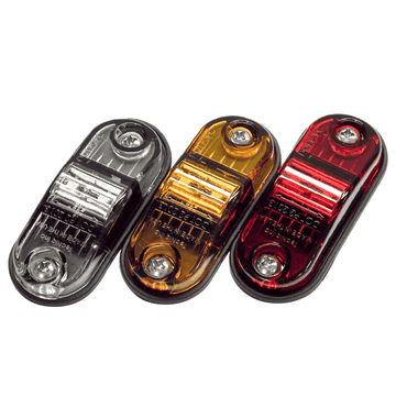 TecNiq marker lights providing bright LED visibility for commercial trucks and fleet vehicles