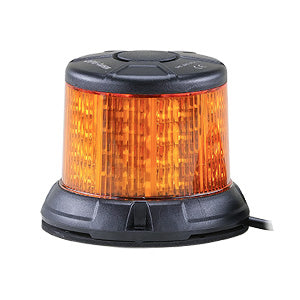 Opti-luxx 2500 Series Richmond 3.5" Round Amber/Amber High Profile Beacon (3-Screw Mount, 3-Wire Connection)