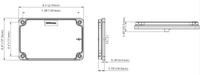 OPti-luxx 8.5" x 5.25" Rectangle Amber Turn/Park With Arrow (Screw Mount, AMP Connector)