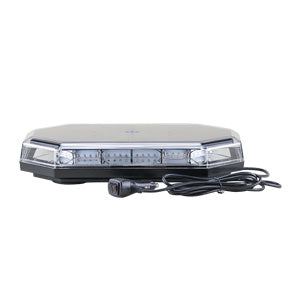 Opti-luxx LB1500 Series Phoenix 15" Clear/Amber Light Bar (CL-1) (Magnet Mount, 2-Button Cigarette Lighter Plug)