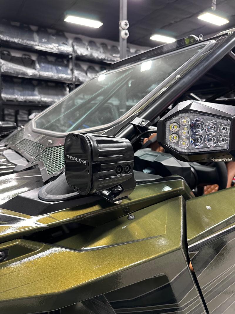 SoundOff Signal D-Pillar Tinnerman Clip compatible with 3" mpower® stud and quick mount Fascia lights