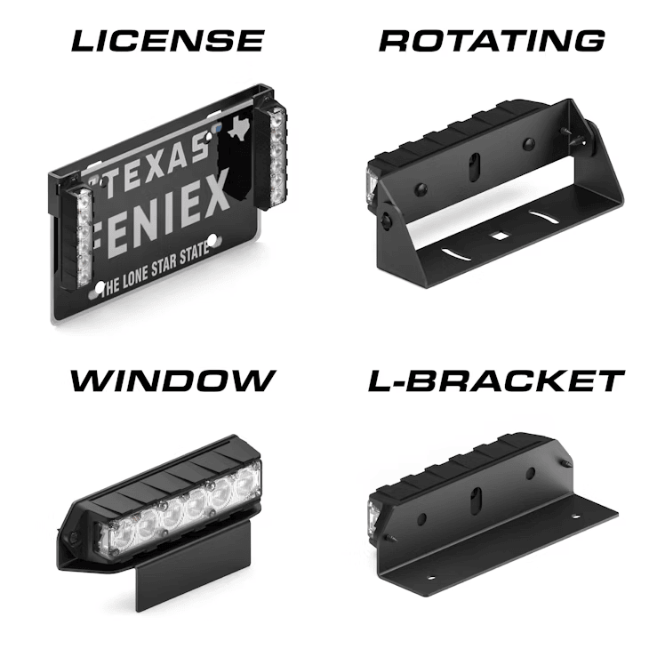 Feniex QSeries FSM Hood Bracket