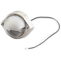 LED 4.5" Round Stepwell Light (interior use only), 10-30V - Clear Lens/White LEDs