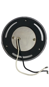 Opti-luxx 4.5" Round White Stepwell Light (Screw Mount, 2-Wire Connection - 6.5" Wire)