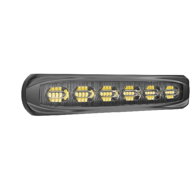 SoundOff 6 LED Replacement Inboard Stop/Tail/Turn Module for Exterior Lightbar, 10-16v - Single Color Red LEDs