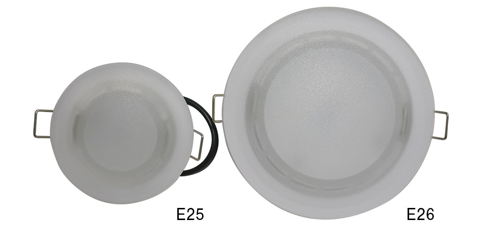 TecNiq E25 : Spring Mount Dome Light - 3" on a white background