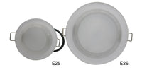 TecNiq E25 : Spring Mount Dome Light - 3" on a white background