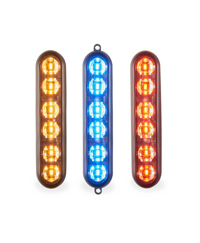 SoundOff mpower® 4" 3-wire Module, Quick Mount, for use with mpower Arrow Kit, Black Housing with Stealth Lens, 8 LED