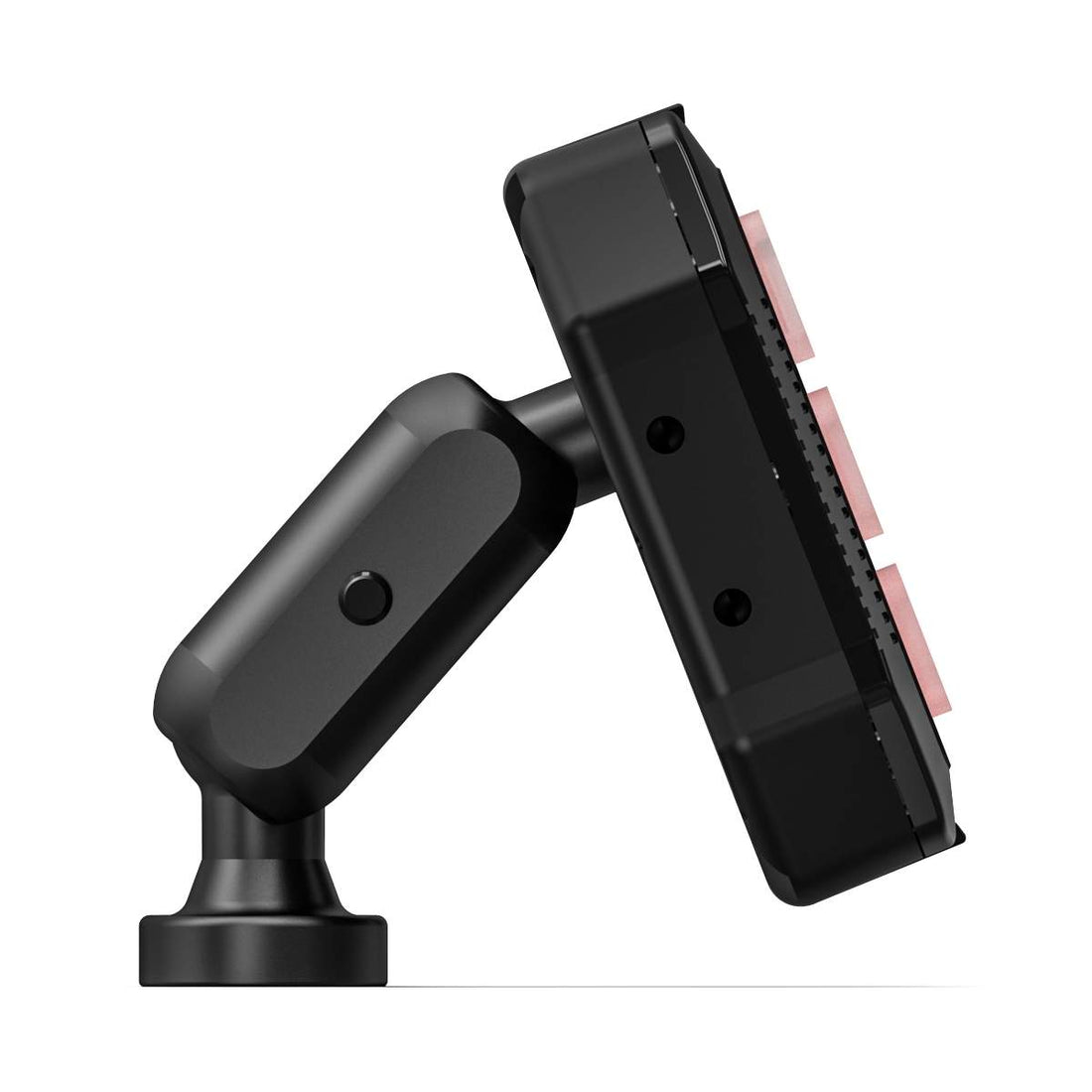 Black Feniex 4200 Mini Controller with a pink buttons on a white background