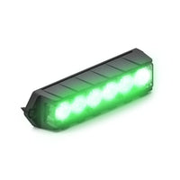Green Feniex Fusion Surface Mount LED light bar on a white background