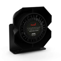 Black speaker with 'Fenix Triton' branding on a white background