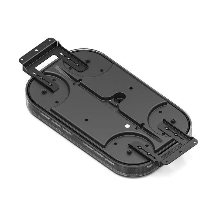 Black Feniex 14" Mini Lightbar Permanent Bracket on a white background