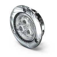 Feniex 2 Round Marker Chrome 
