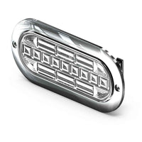 Chrome Feniex 6" Oval STTR light on a white background