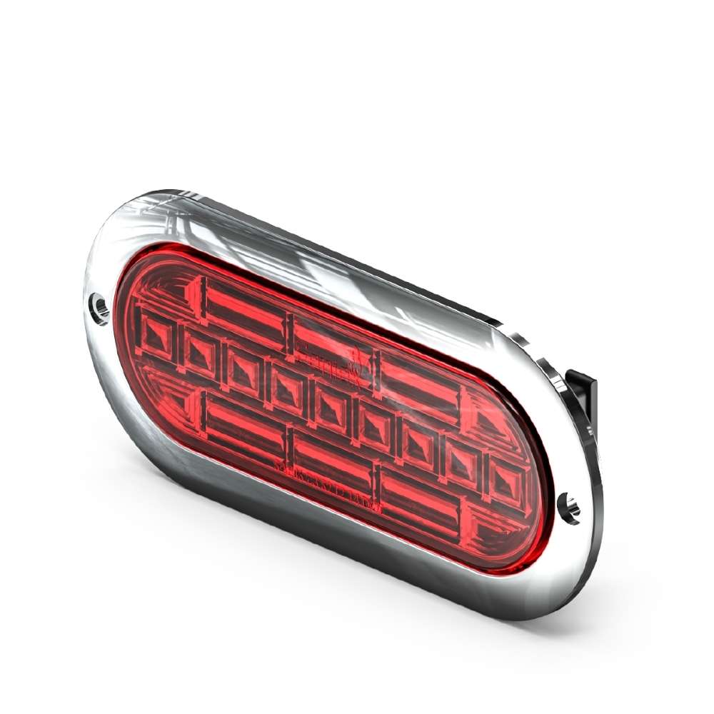 Feniex 6" Oval STTR Chrome Bezel