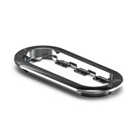 Feniex 6" Oval STTR Chrome Bezel on a white background