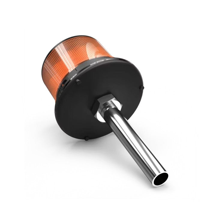 A Feniex Beacon AM600 Magnet Mount with a black body, cylindrical copper-colored attachment, and a central metallic rod.