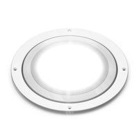 Feniex Dome 8.5" Interior Light Round white ceiling light fixture on a white background