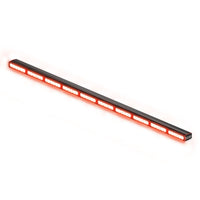 Feniex Fusion 1000 Stick LED light bar with red and white lights on a white background