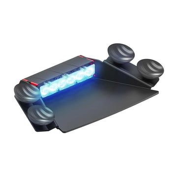 Feniex Fusion 1X Dash LED light bar with four round lights on a white background