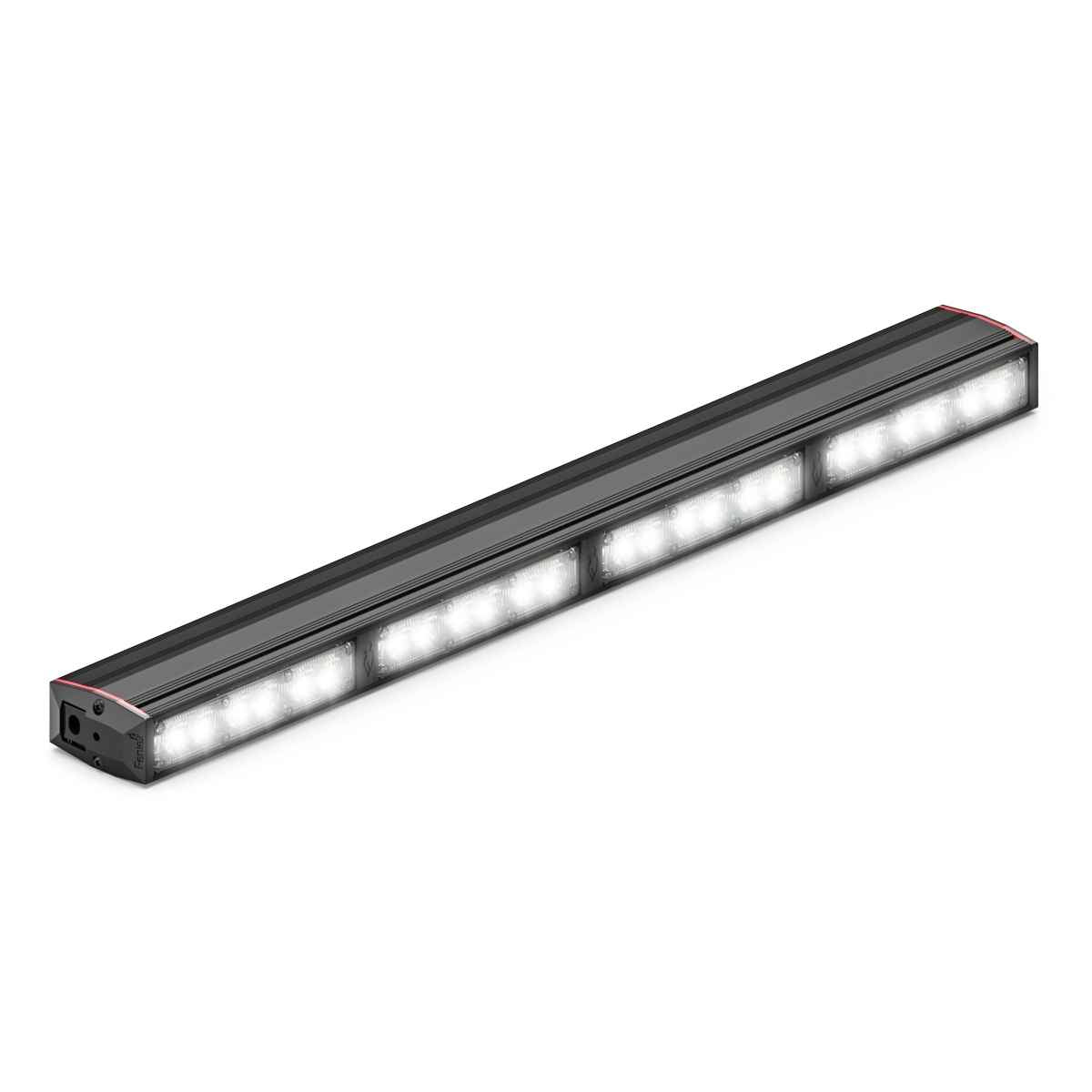 LED light bar with multiple lights on a white background