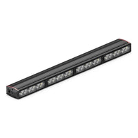 A black Feniex Fusion 20 inch work light with LED lights visible on the surface.