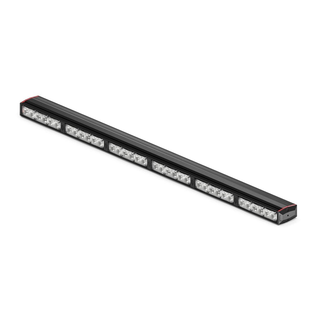 Feniex Fusion Amber 600 Stick LED light bar with multiple lights on a white background