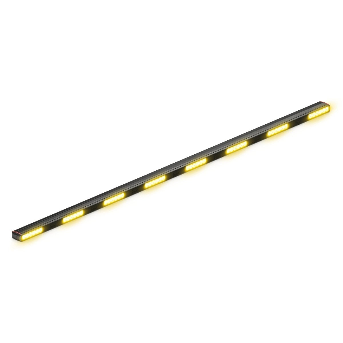 Feniex Fusion Amber Rocker Panel (Single) LED strip light with yellow LEDs on a white background