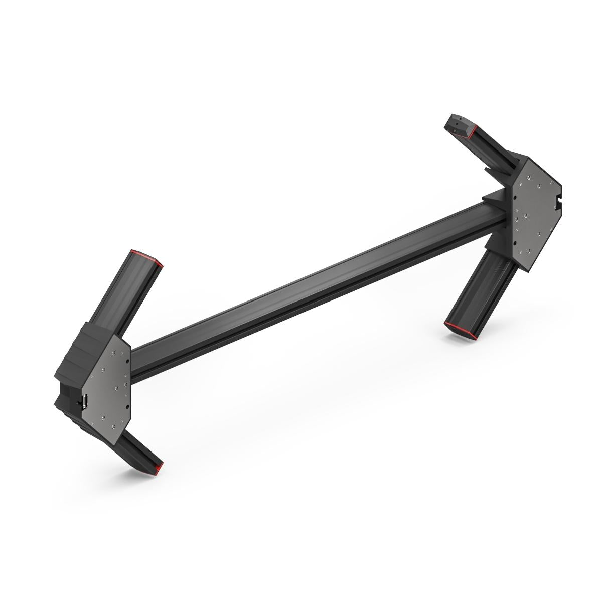 Black Feniex Fusion Arrow Board frame with red accents on a white background