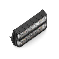 Pair of Feniex Fusion Double Surface Mount LED light bars on a white background