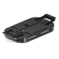 Feniex Fusion GPL 60" Lightbar Black metal bracket or stand on a white background