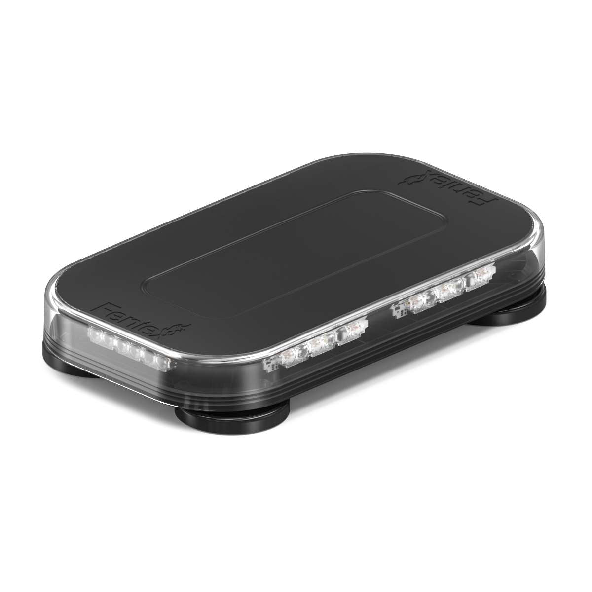 Black Feniex Fusion Mini 14" Lightbar with 'Feniex' branding on a white background