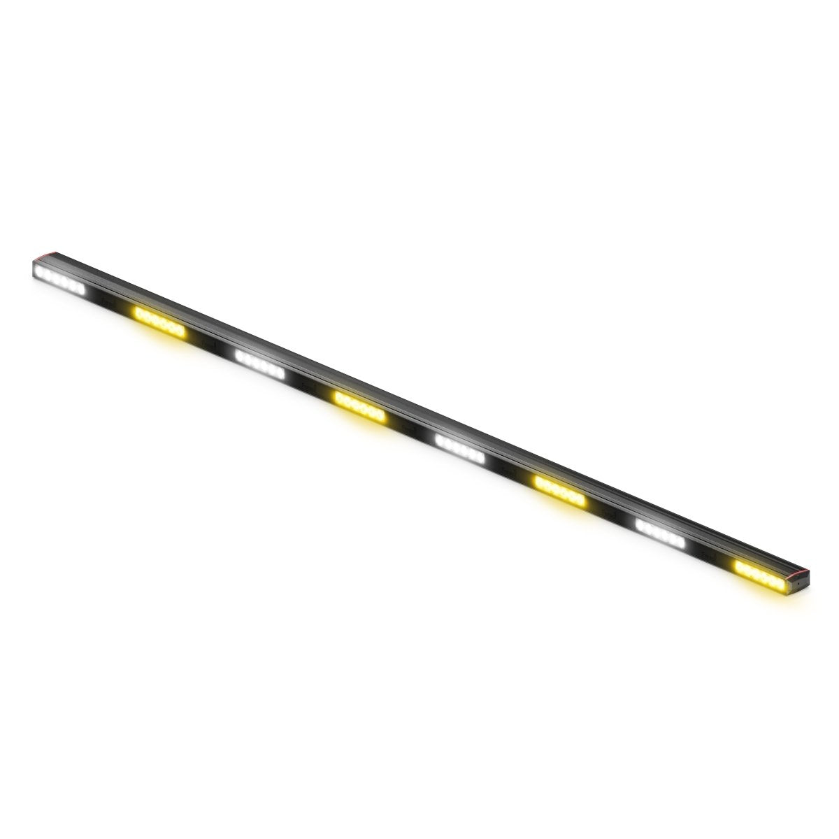 Feniex Fusion Rocker Panel (Single) LED strip light with yellow and white LEDs on a white background