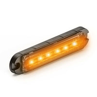 Amber Feniex Q-Flat-Surface Mount LED light bar on a white background