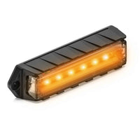 Amber Feniex Q Serial Surface Mount LED light bar on a white background