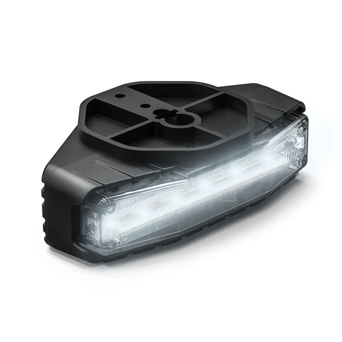 Black Feniex Q Serial Under Mirror on a white background