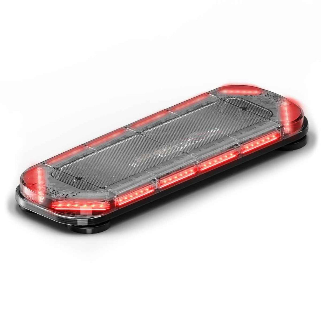 Feniex Quantum® 2.0 27" Mini Rectangular LED light bar with red light on a white background