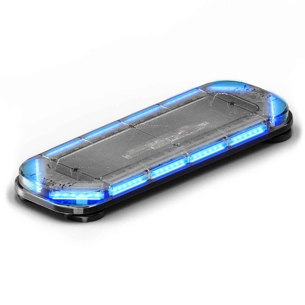 Blue Feniex Quantum® 2.0 27" Mini LED light bar on a white background