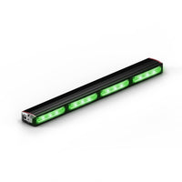 Green Feniex Quantum® 2.0 400 LED light bar on a white background