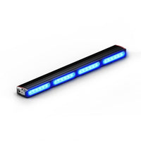 Blue Feniex Quantum® 2.0 400 LED light bar on a white background