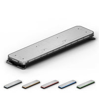 Long rectangular Feniex Quantum® 2.0 49" with smaller components on a white background