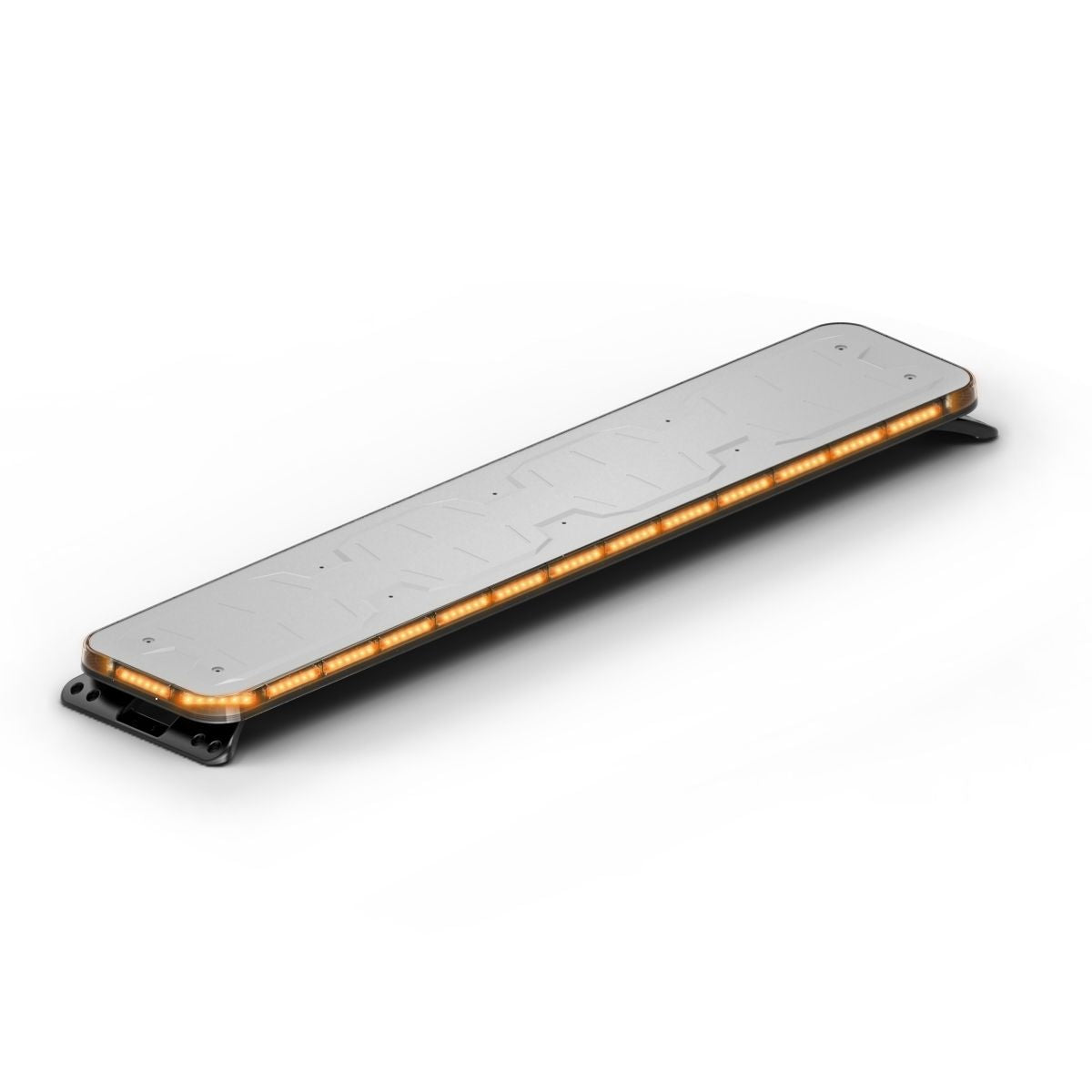 Feniex Quantum® 2.0 60" Long rectangular light bar with amber LEDs on a white background