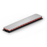 Feniex Quantum® 2.0 60" Long rectangular light bar with red LEDs on a white background