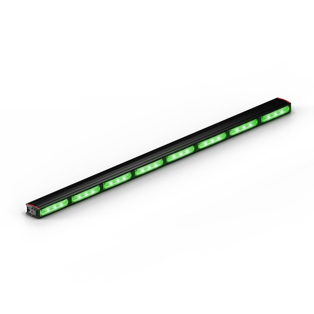 Green Feniex Quantum® 2.0 800 LED light bar on a white background