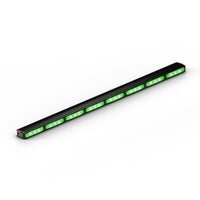 Green Feniex Quantum® 2.0 800 LED light bar on a white background