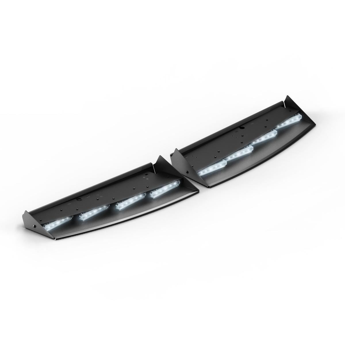 Two black Feniex Quantum® 2.0 Interior Front Light on a white background