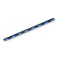 Feniex Quantum® 2.0 Rocker LED light bar with blue lights on a white background