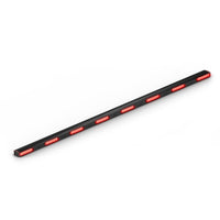 Red Feniex Quantum® 2.0 Rocker Long rectangular light bar with red LED lights on a white background